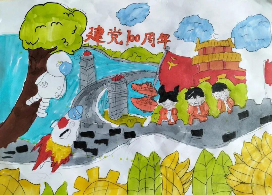繪畫《祝福祖國(guó)越來(lái)越好》.jpg